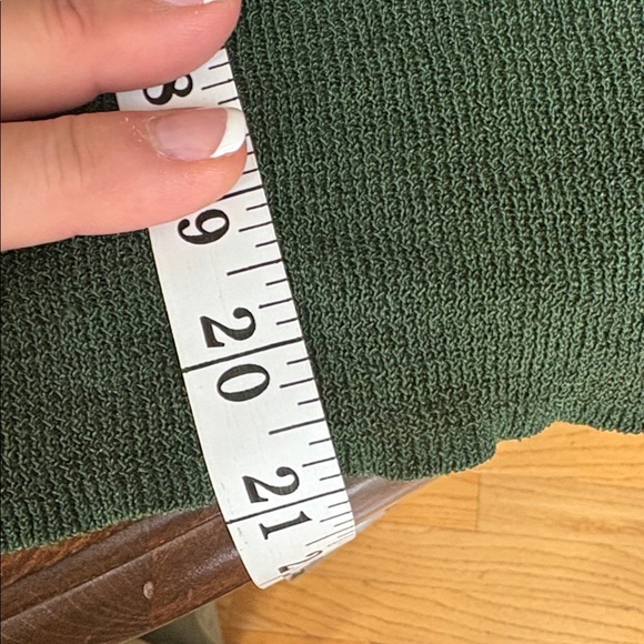 Eileen Fisher Deep Green Long Sleeve Top, Sz L - Picture 6 of 6